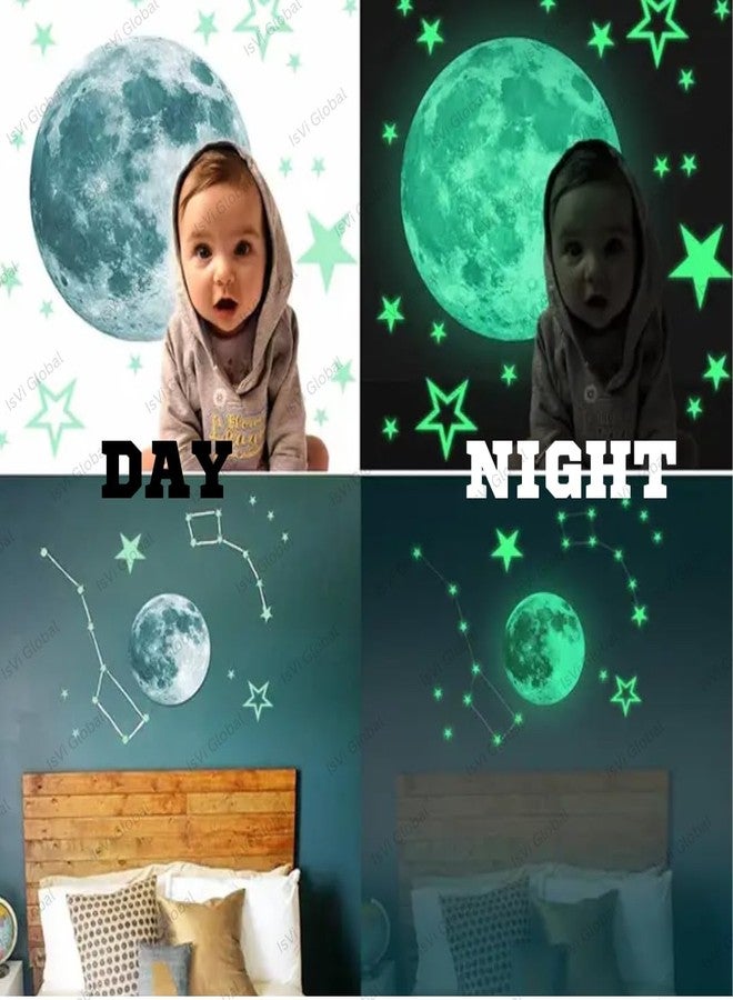 IsVi® Glow Dark Stickers for Kids Birthday Return Gift (Pack of 1) | Neon Radium Party Favors & Keepsake Decorations | Luminous Stickers for Boys & Girls | Set of 1 Pack - Image 4